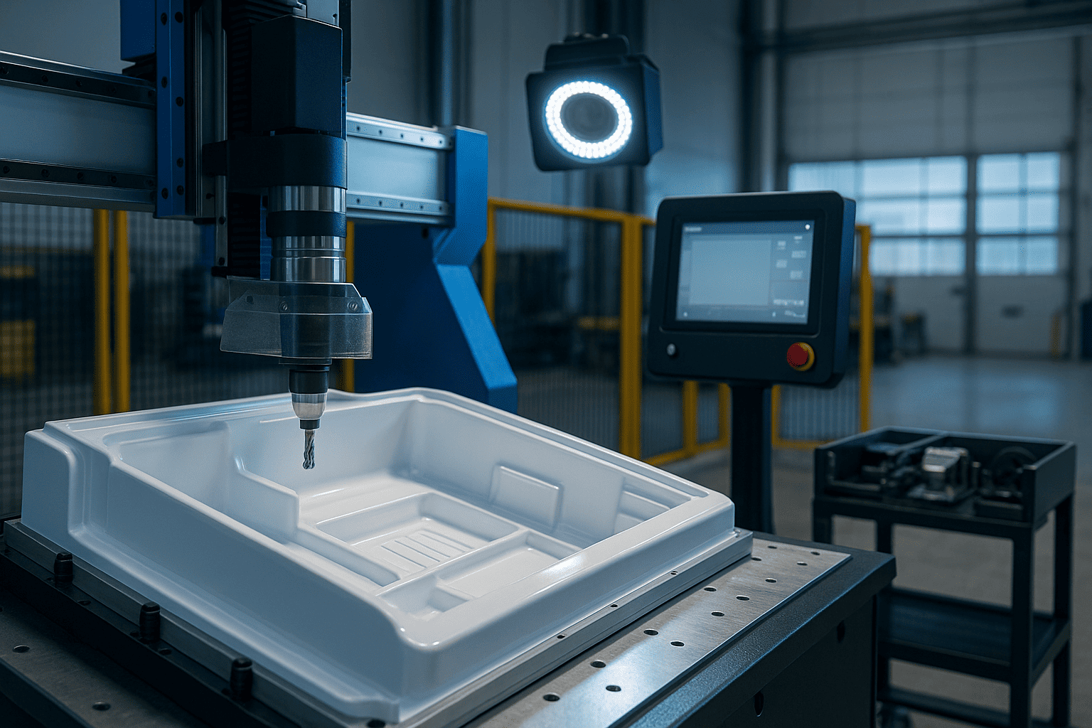 Soğutma Sanayii için Otomatik İç Küvet CNC Trim ve Kalite Kontrol Hattı